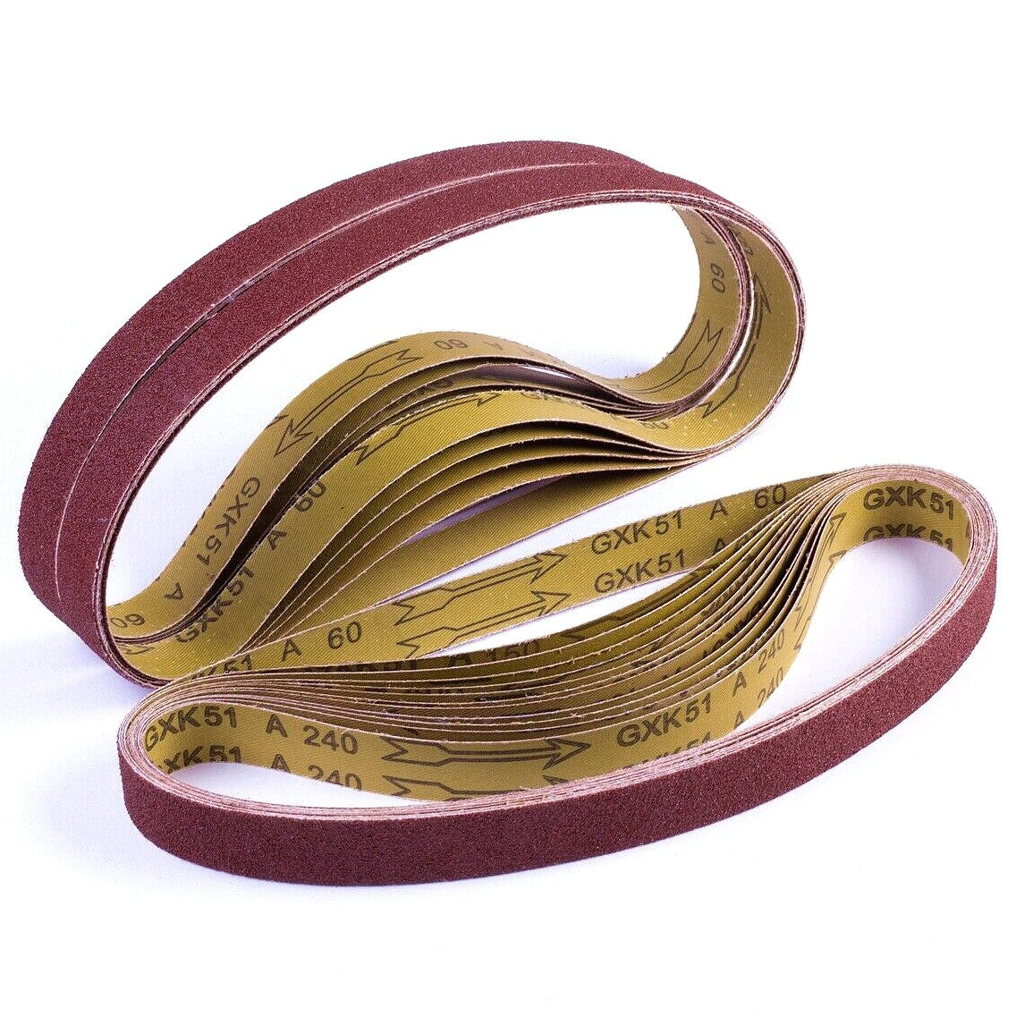 Sanding Belts 1x42 Inch 18PCS 60-400 Grit by Unbranded