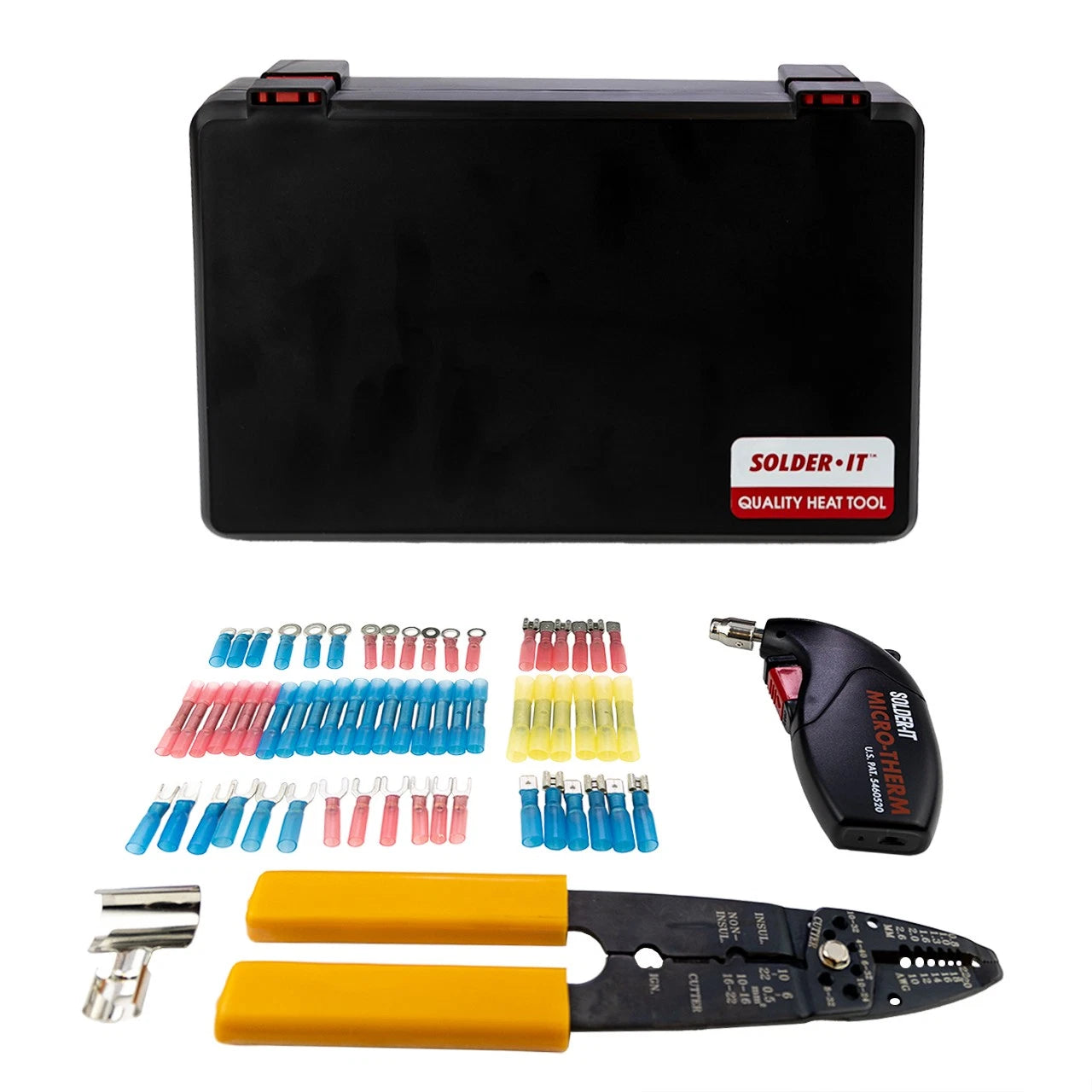 Solder-it Micro-therm Solder Terminal Kit With Crimping Tool And Case