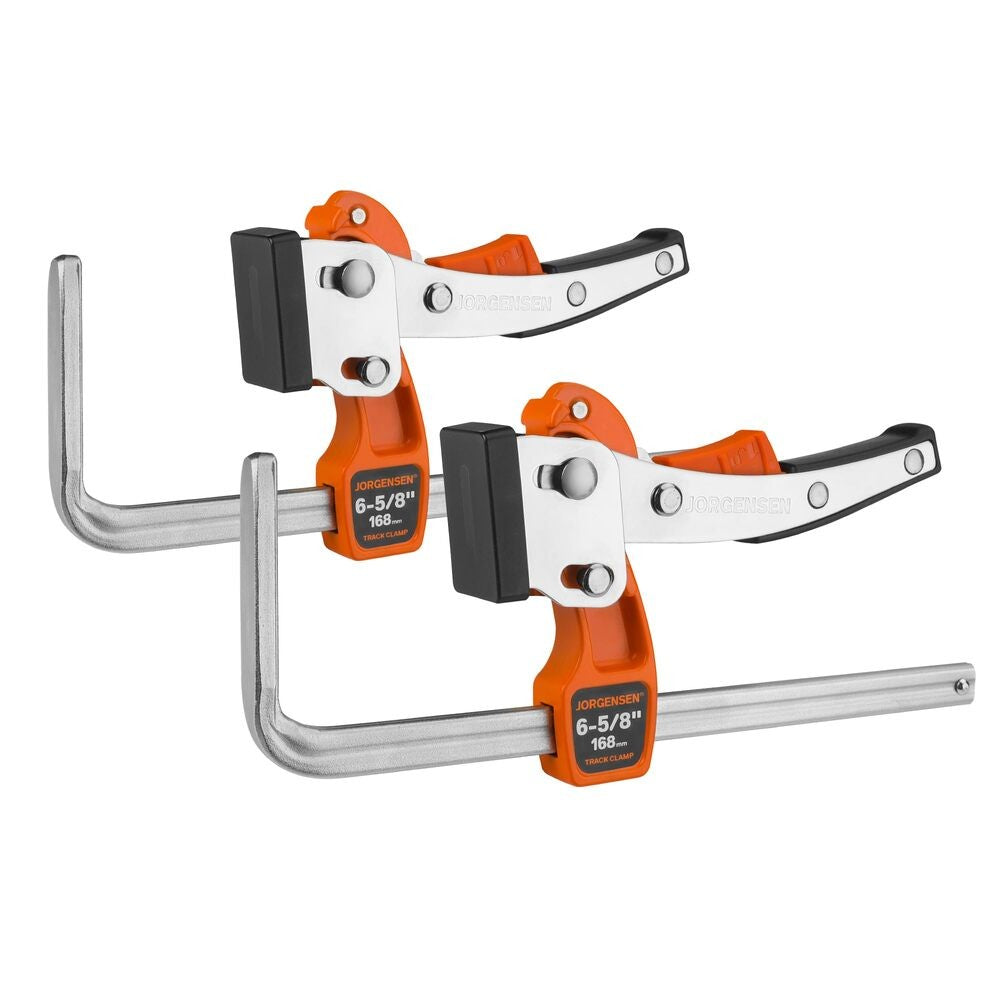 Jorgensen 2PC 6-5/8" Ratcheting Table Clamp Quick Release Track Saw