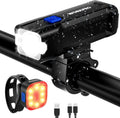 WORKPRO Rechargeable Ultra-Bright Bike Light Front Rear Head