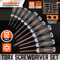 Torx Screwdriver Set Magnetic T6 - T40 Security | Built Supply Co
