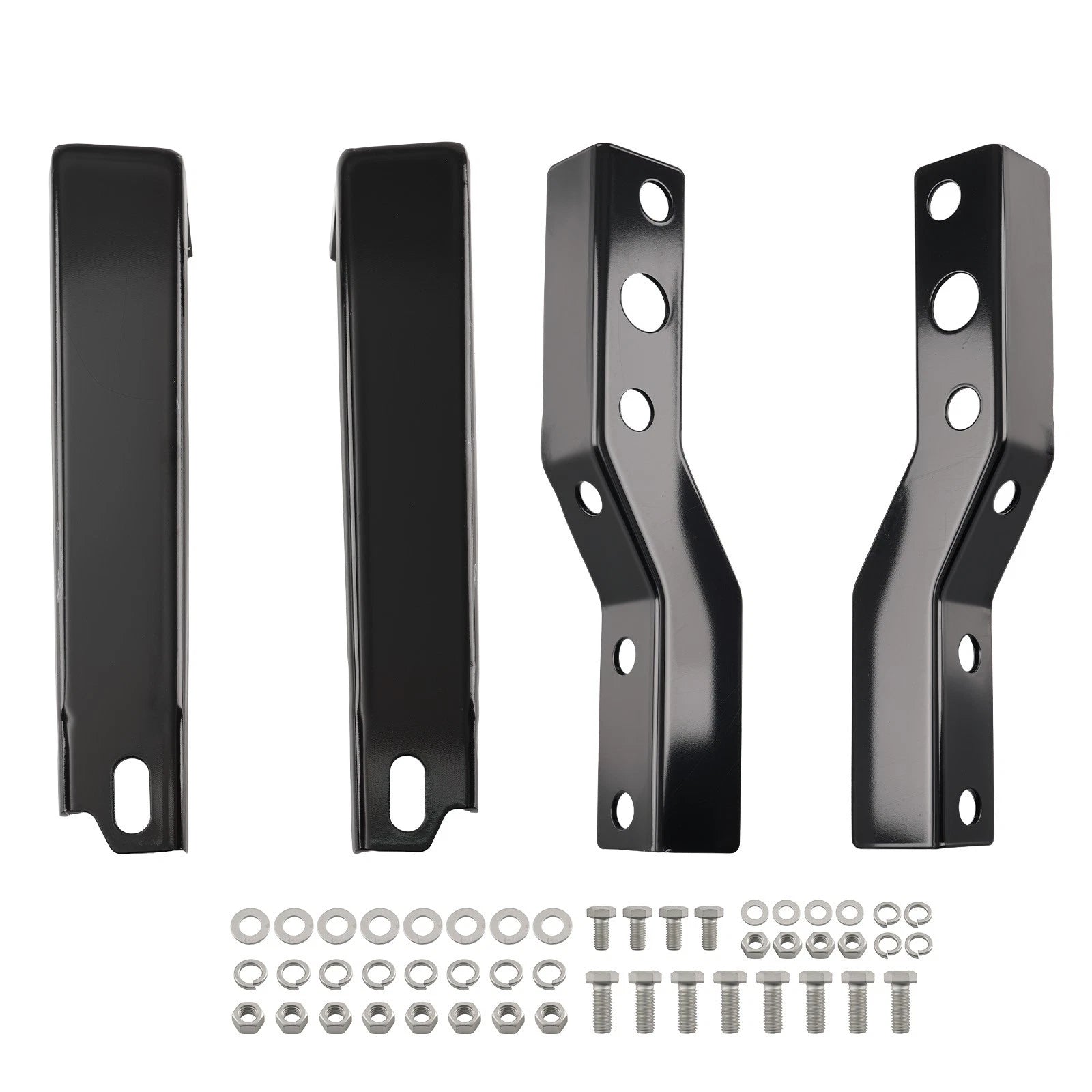 Powder Coated Rear Bumper for Ford Ranger 1993-2011 Black Steel Bolt-on