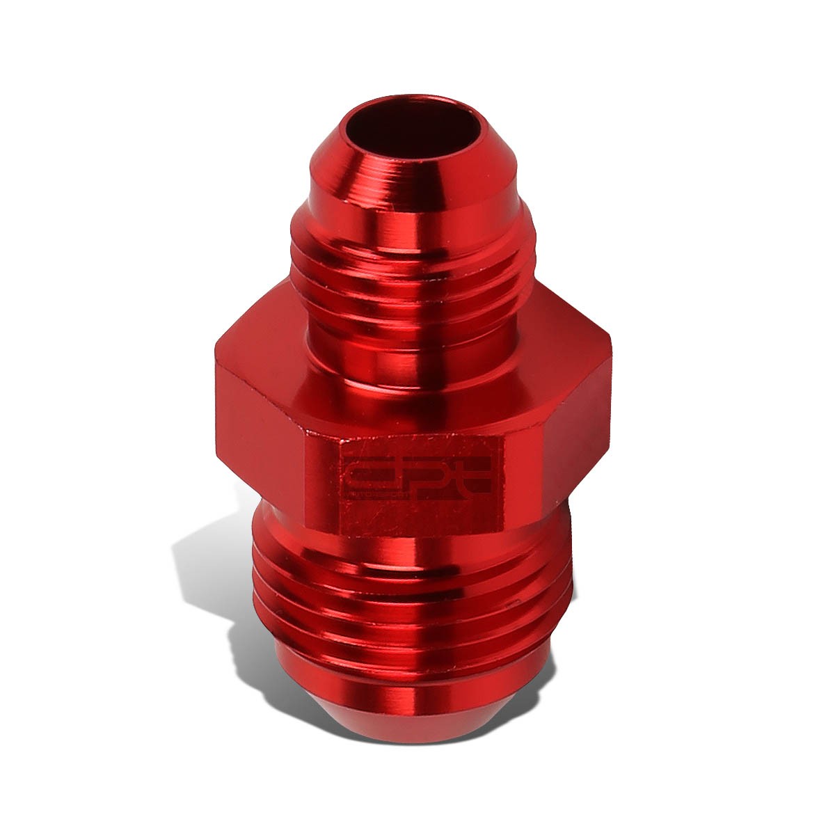 Red Aluminum Oil/Fuel 6AN Male to 8AN Flare Reducer Union Fitting by Unbranded