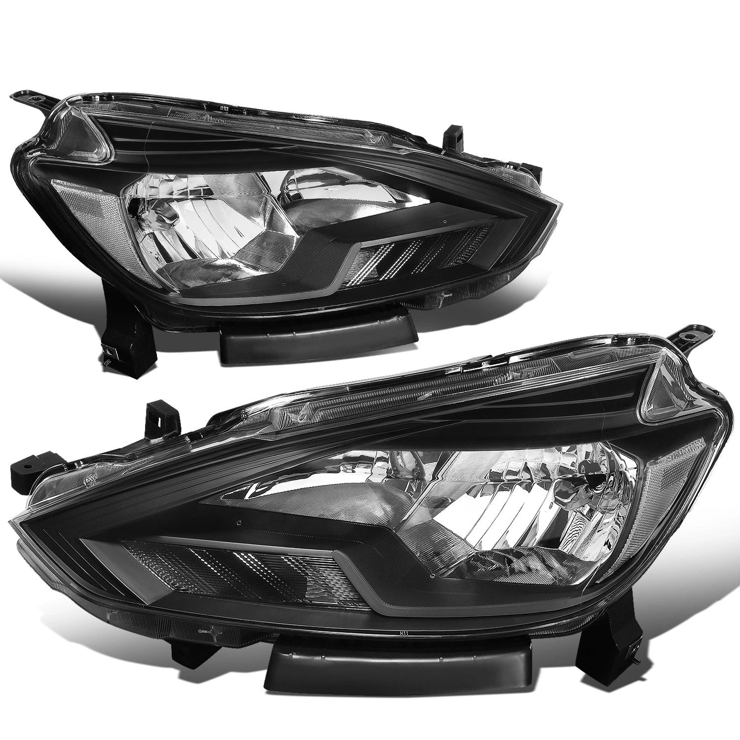 Fit 16-18 Nissan Sentra Factory Style Black Housing | Built Supply Co