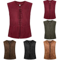 Stylish Lace Up Waistcoat For Men's Medieval Renaissance Steampunk