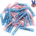 22-14 Awg Heat Shrink Crimp Terminals Splice Butt Wire Connectors Set