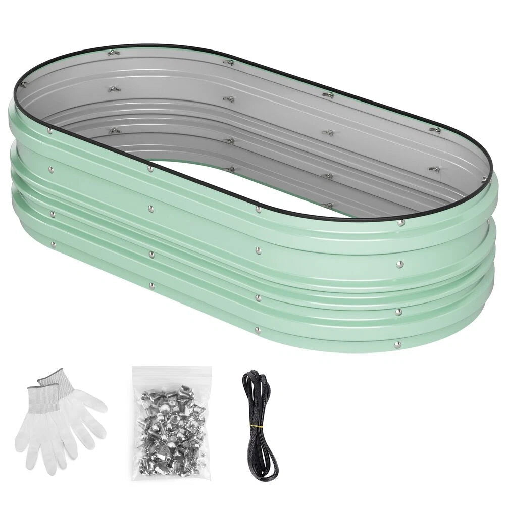Workpro Galvanized Raised Garden Bed Kit 4x2x1ft | Built Supply Co