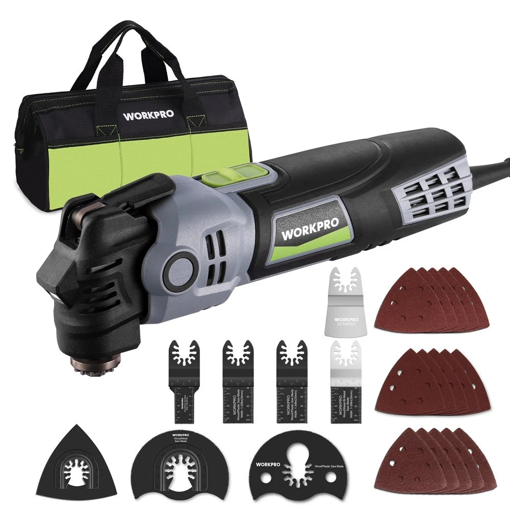 Workpro 400W Oscillating Multi-tool 6-speed Corded | Built Supply Co