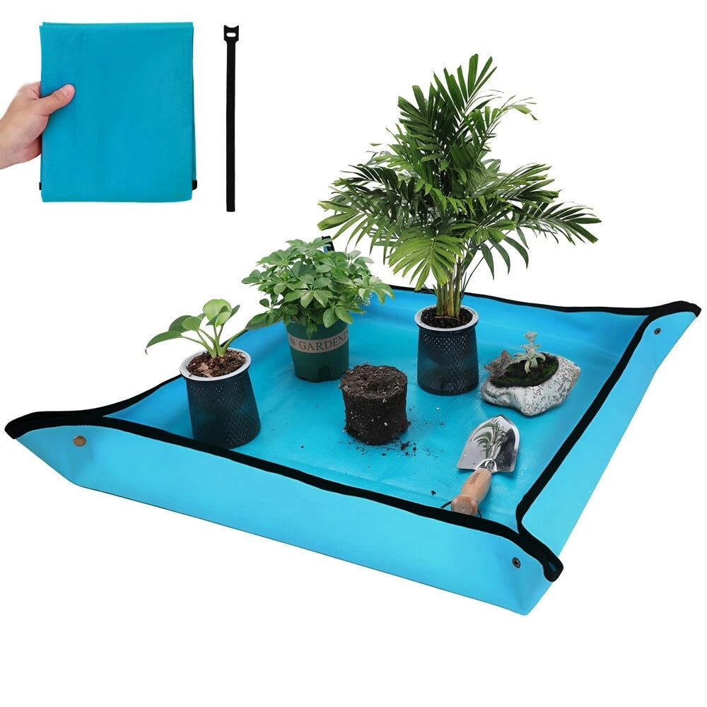 Workpro Repotting Mat 39.5x31.5" Thickened Potting Mat Planting Tray