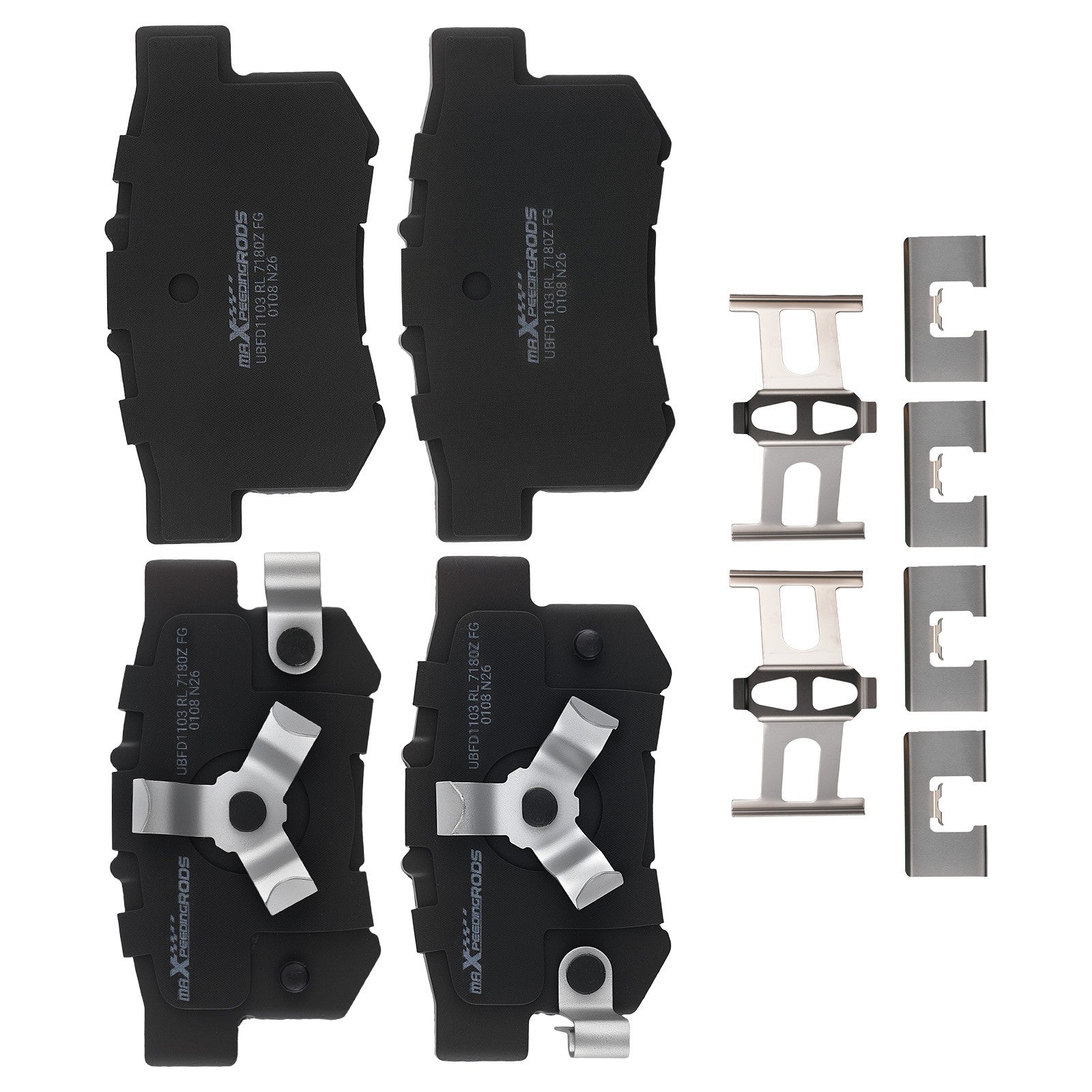 Rear L&R Ceramic Brake Pads Kit for Acura RDX 2010-2018 Honda CR-V