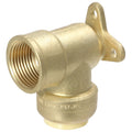 XFITTING 3/4" Push Fit x Female NPT Elbow Lead Free Brass