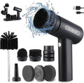 Electric Cordless Spin Scrubber Cleaning Brush with 8 Replaceable Heads 3 Speeds