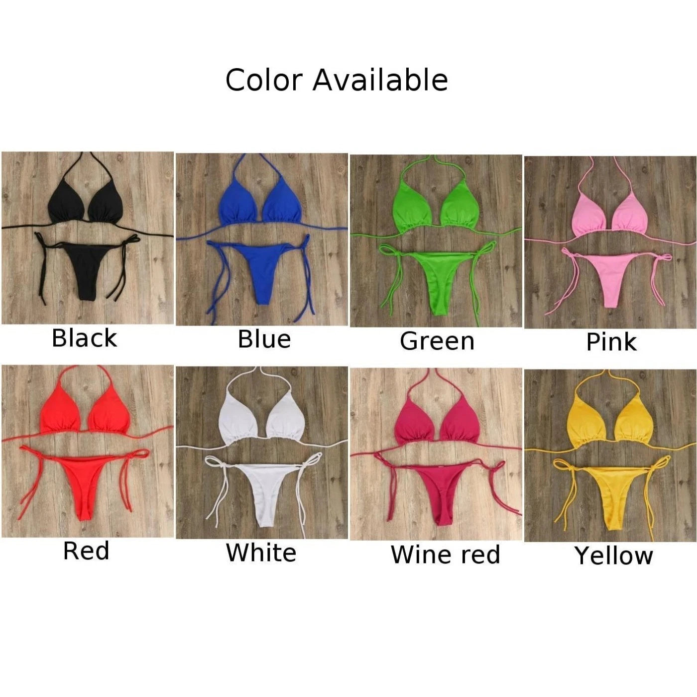 Brand New Swimming Bikini Set Swimsuit Bandage Style Brazilian