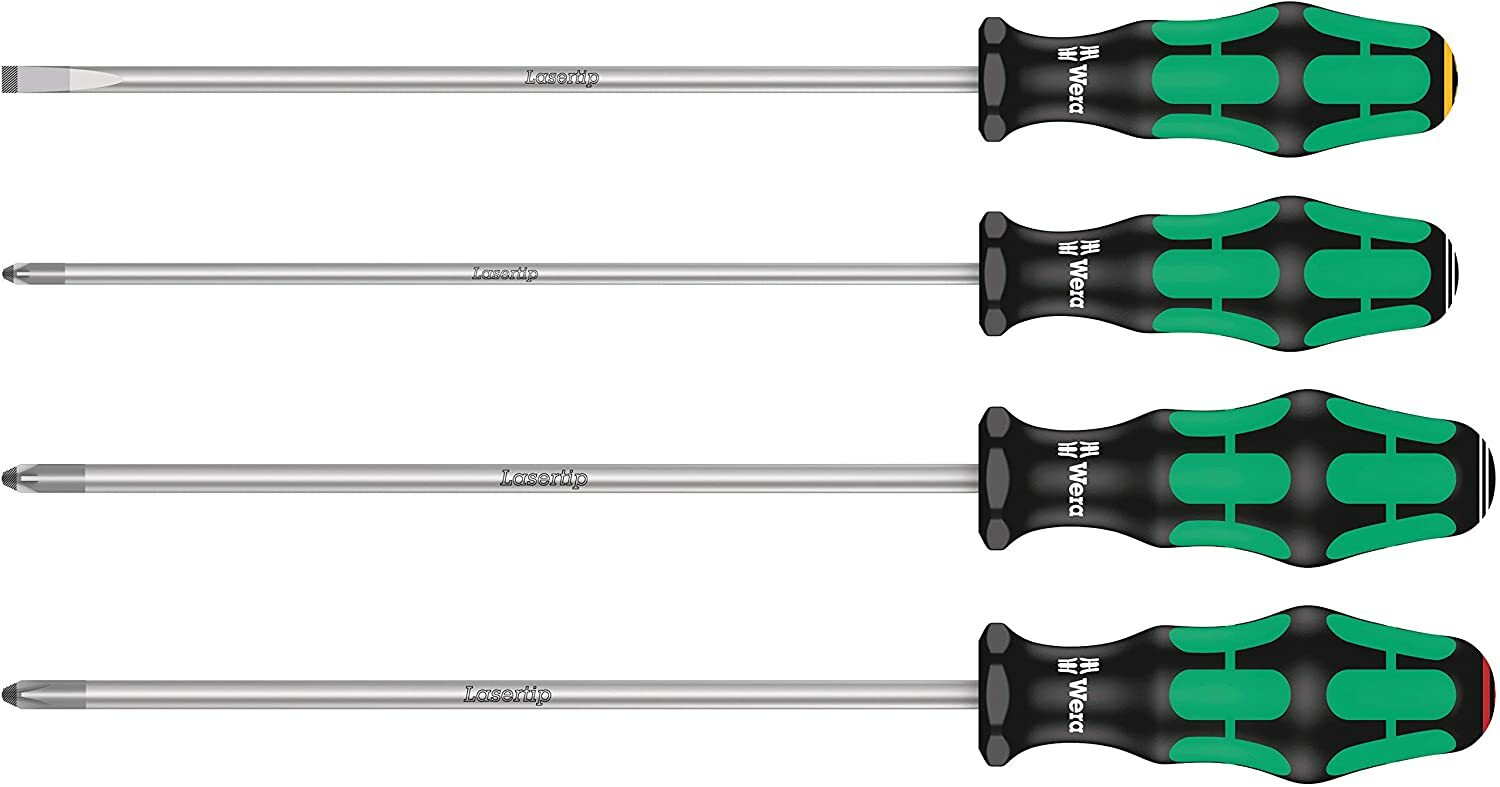 Wera 335/350/355/4 Screwdriver Set 200mm