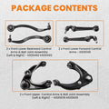 6x Front Upper Lower Forward Rearward Control Arms for 2007-12 Fusion