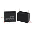 Cbb61 3uf 450V Single Phase Ac Start Capacitor 2 Pin For Range Hood