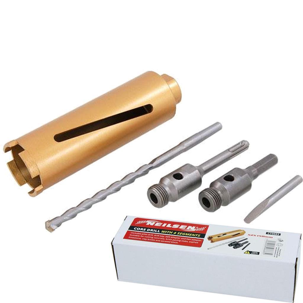 Neilsen 52mm SDS Core Drill Bits Set