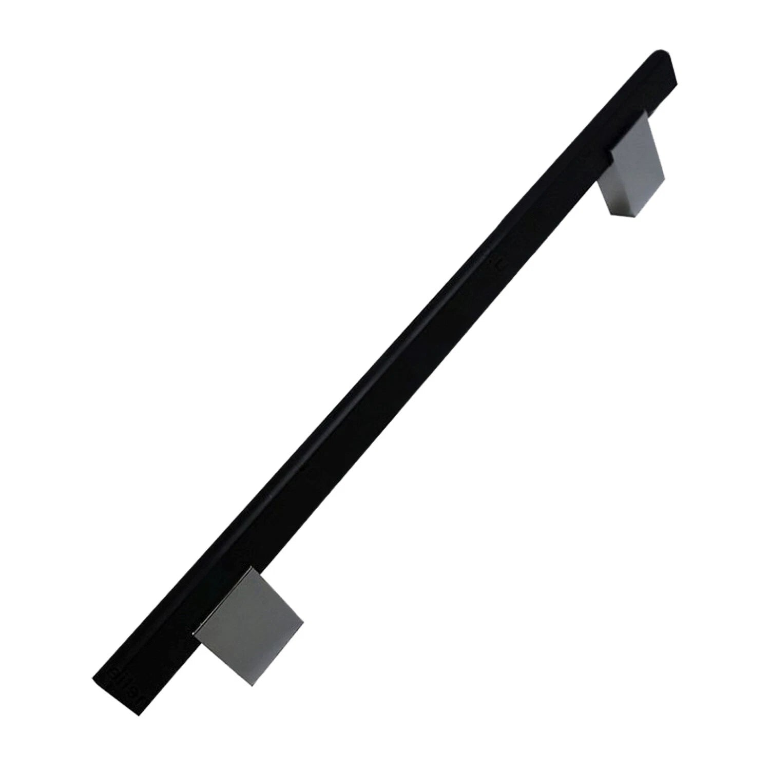 Euro Bridge Style 7-9/16" Centers Chrome Black | Built Supply Co