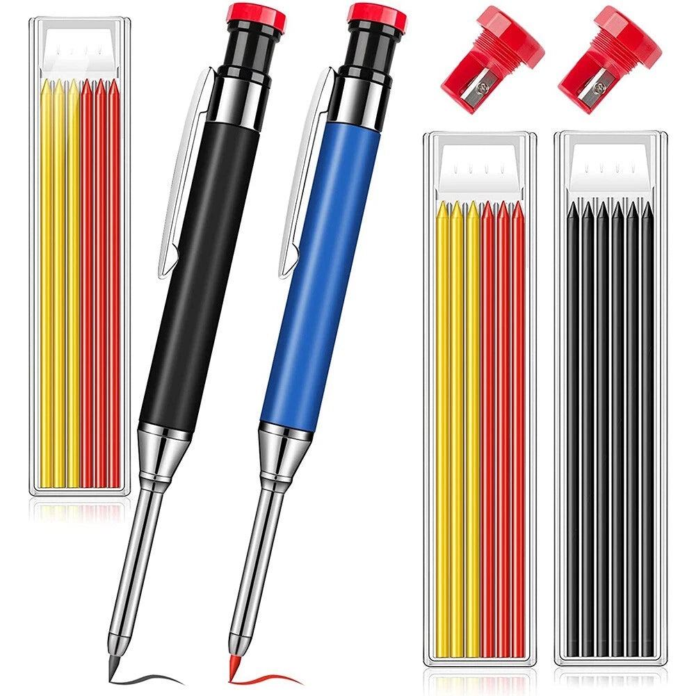 Woodworking Carpenter Pencil Pencil For Deep Hole Marker Metal Pencil