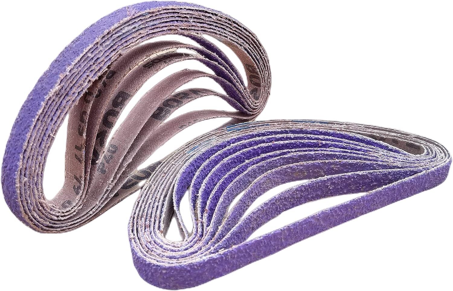 25PACK Zirconia Sanding Belts 3/8" x 13" 60 Grit by Unbranded