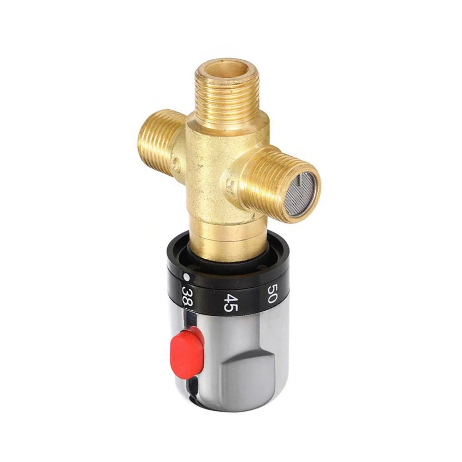 G1/2 Thermostatic Mixing Valve For Shower System With Built In Filter