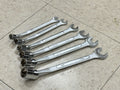 6pcs Double Head SAE Flex Socket & Open End Wrench Set 3/8" ~3/4" Mechanic Tools