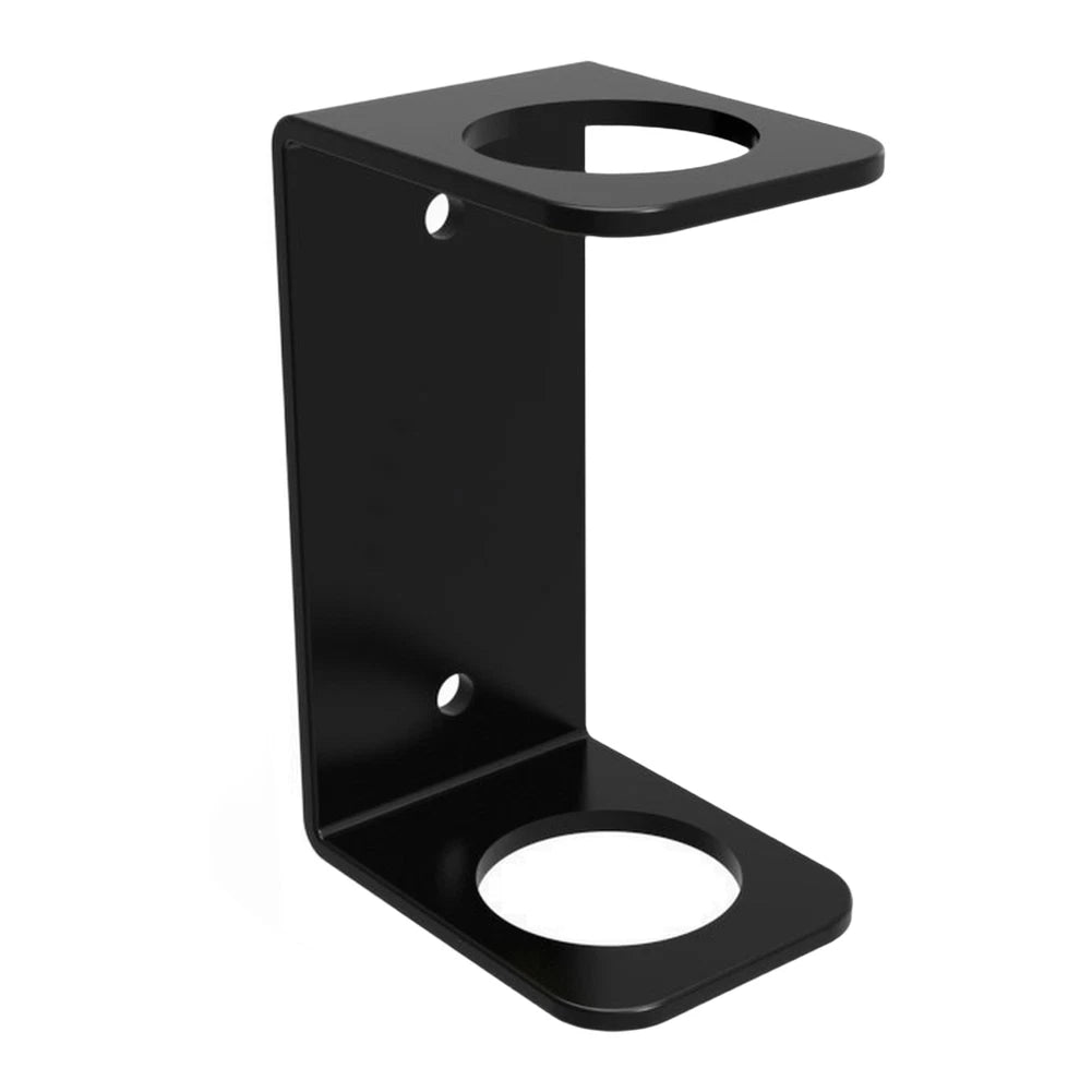 Black Steel Wall Mount Barbell Holder For Home Fitness 9x7x15cm