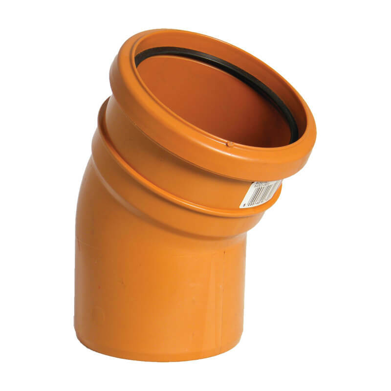 Floplast 110mm Underground 30° Bend