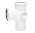 Polypipe 110mm 92.5° Single Branch White