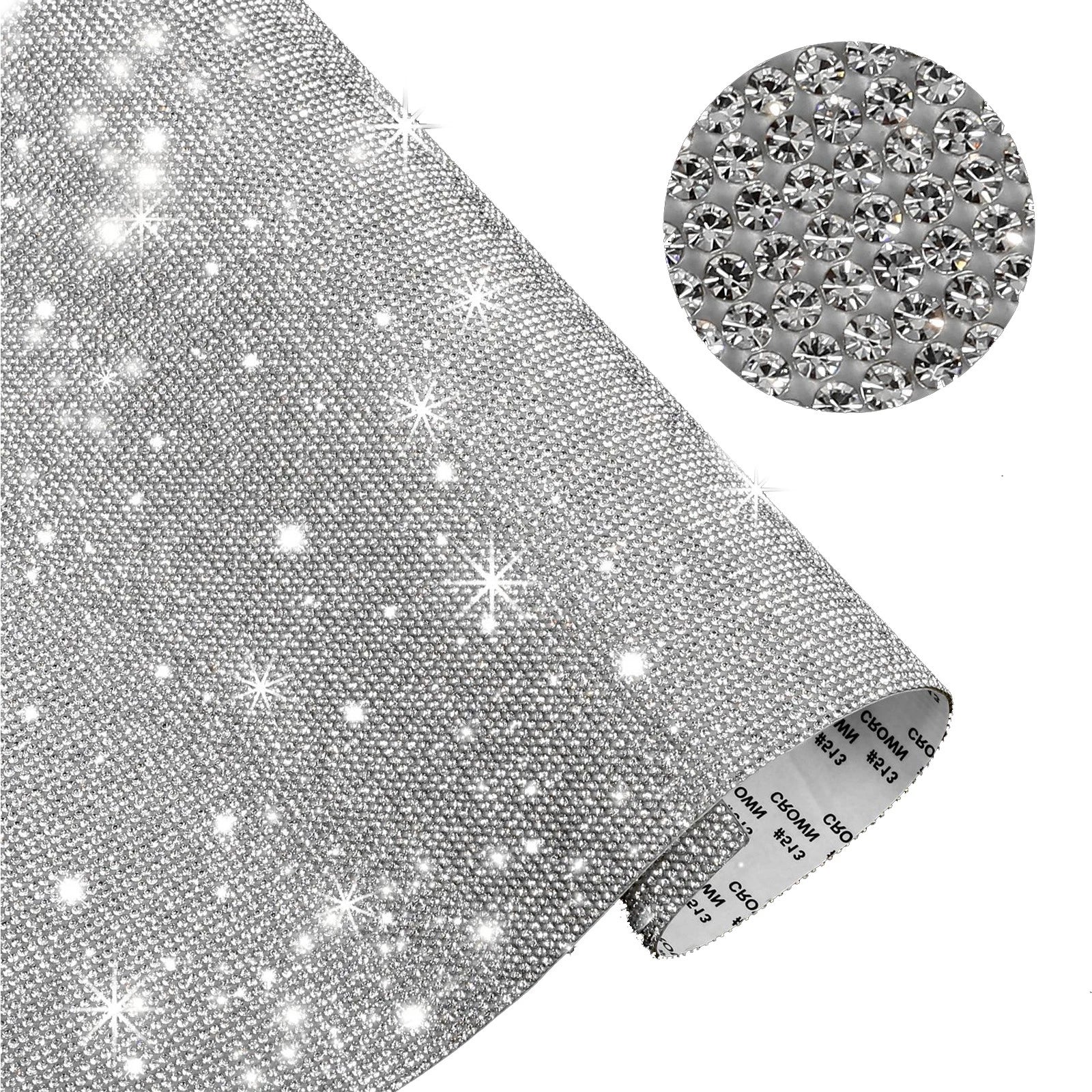 2mm Rhinestone Sticker Sheet Self Adhesive Bling Diamond Crystal