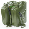 Lot 2 10l 2.5 Gallon Jerry Can Gas Steel Tank Green Military Nato