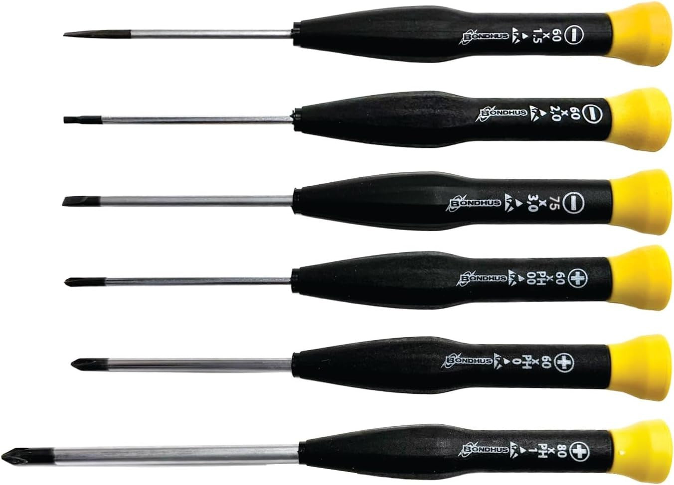 Bondhus 6pc Precision ESD Screwdriver Set
