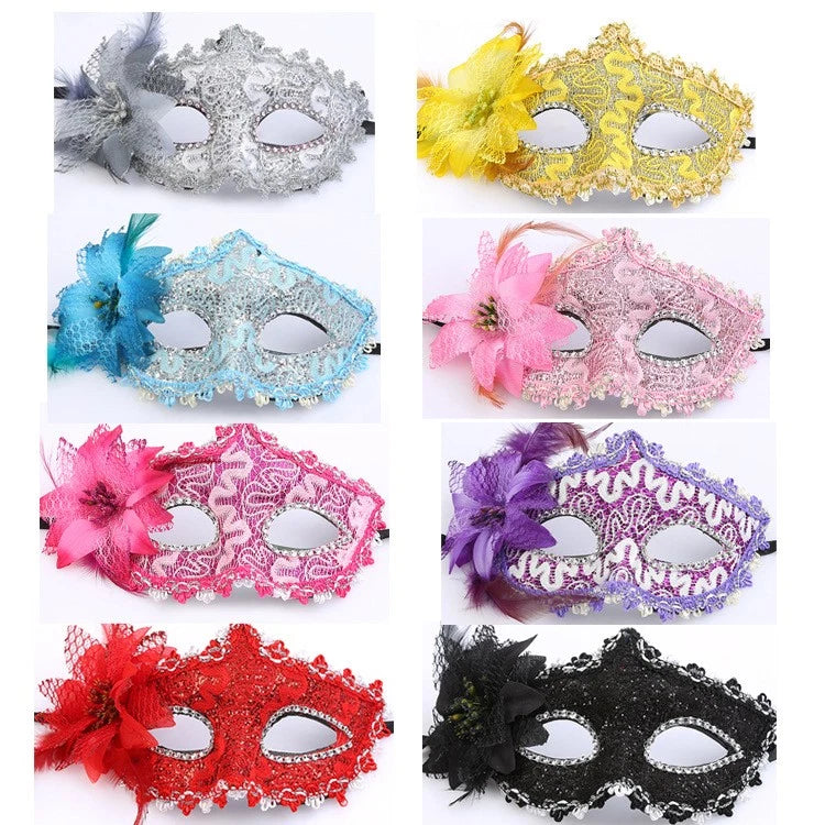 Fancy Ball Dress Ladies Masquerade Eye Mask Lace Party Halloween