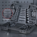 WORKPRO 22PCS Flex-Head Ratcheting Combination Wrench SAE 1/4-3/4" Metric 6-18mm