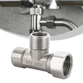 Convenient 3 Ways T Adapter Valve For Bath Toilet Bidet Sprayer