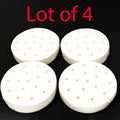4 Pack 4" Round Perforated Patty Paper Liner Hamburger Mold Press