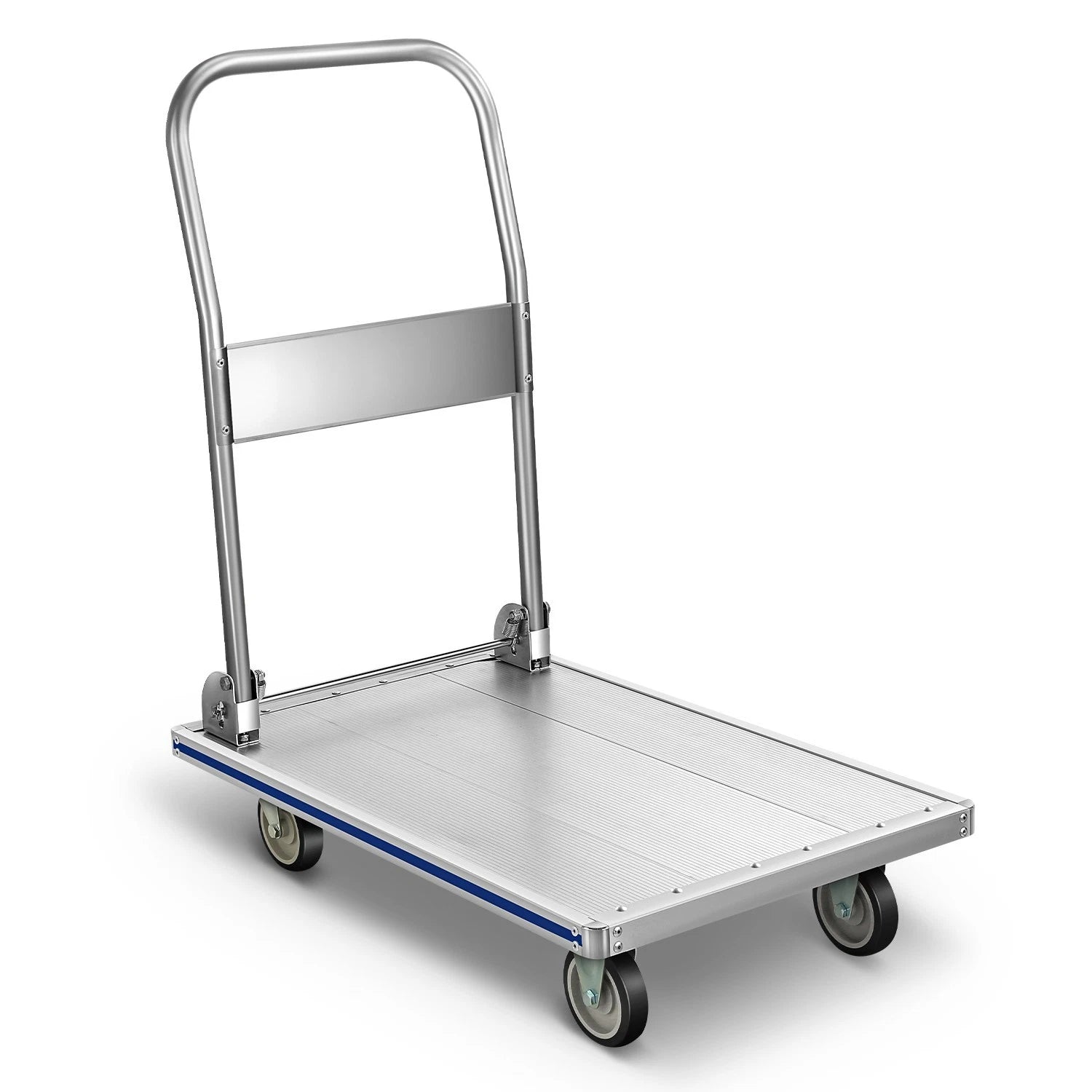 29"x 18.5"x 32" Adjustable 440lbs Capacity Silvery Platform Hand
