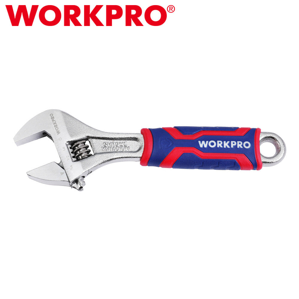 WORKPRO 6-Inch Adjustable Wrench Metric/SAE