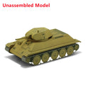 1:50 T-34 Medium Tank Paper Model Handmade Unassembled Military