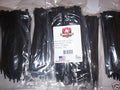 Black 7" Nylon Wire Cable Zip Ties