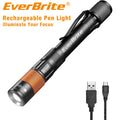 EverBrite Rechargeable Pen Light 4 Modes Light Zoomable Handheld