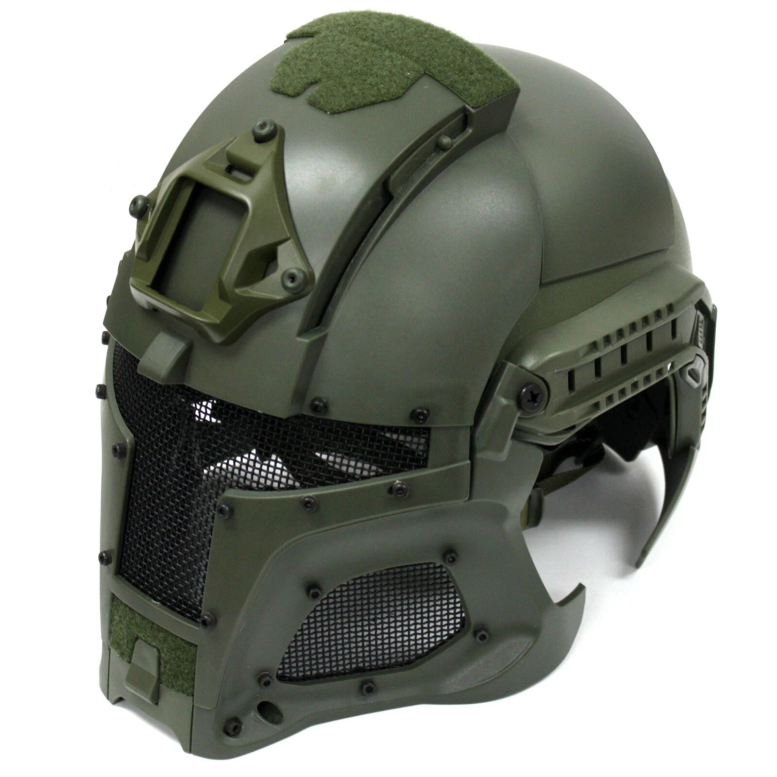 Interstellar Space Battle Trooper Full Face Airsoft Helmet Od Green