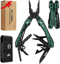 Flissa 16-in-1 Multi Tool Pliers Stainless Steel Edc Multitool With