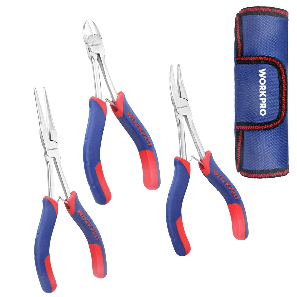 WORKPRO 3PCS Long Reach Pliers Set by WORKPRO