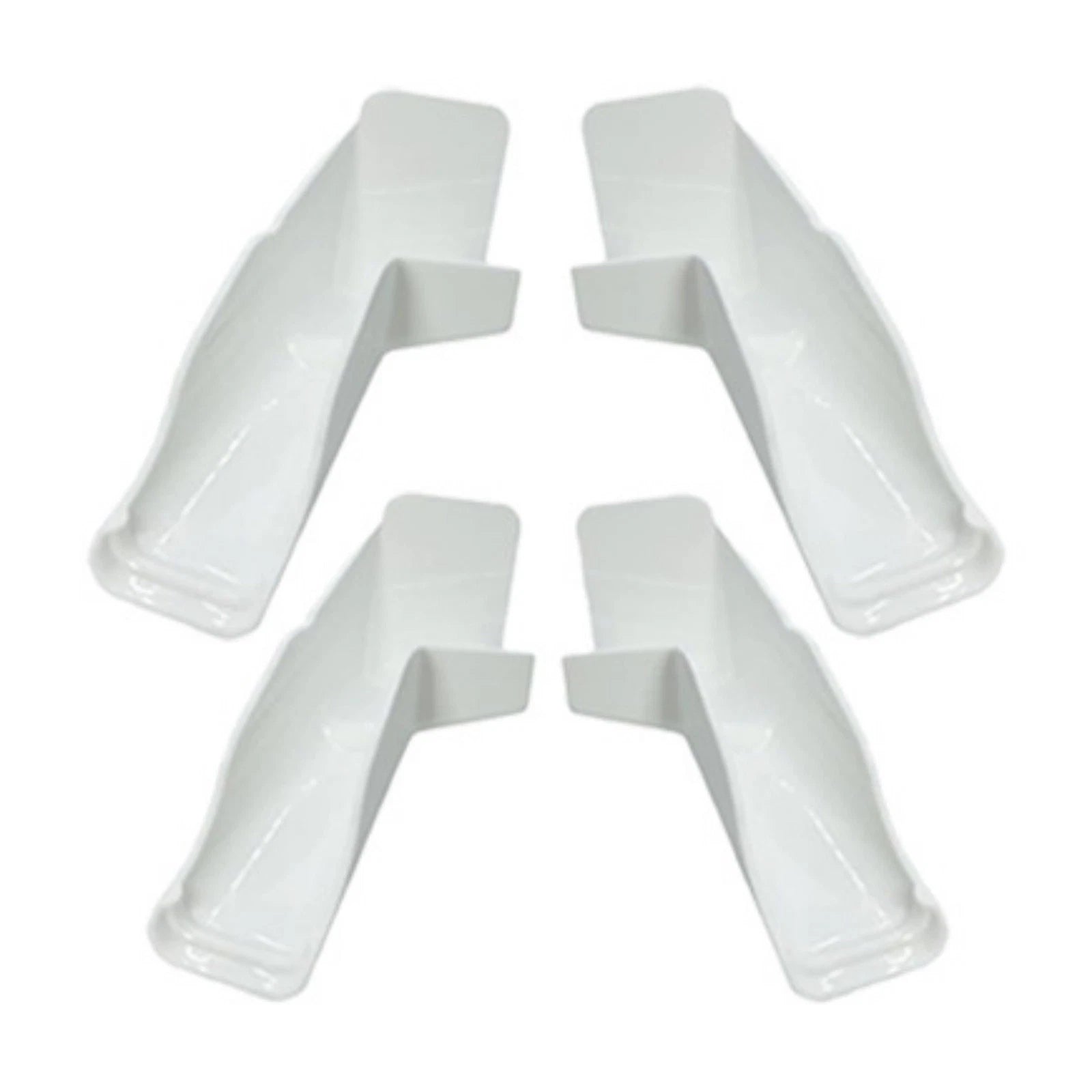 Rv Rain Gutter Spout Extensions Long Version White Prevents Black