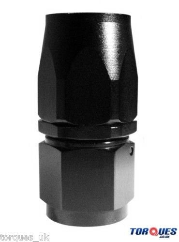 AN-10 AN10 Straight FastFlow Stealth Black Hose Fitting by Unbranded