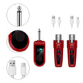 Live Performance Wireless Microphone Xlr Converter With Gold Red