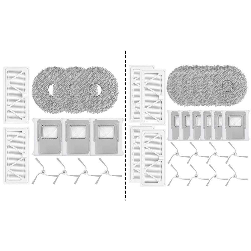 Filter Mop Cloth Dust Bag Side Brush Set For Dji For Romo Vacuum