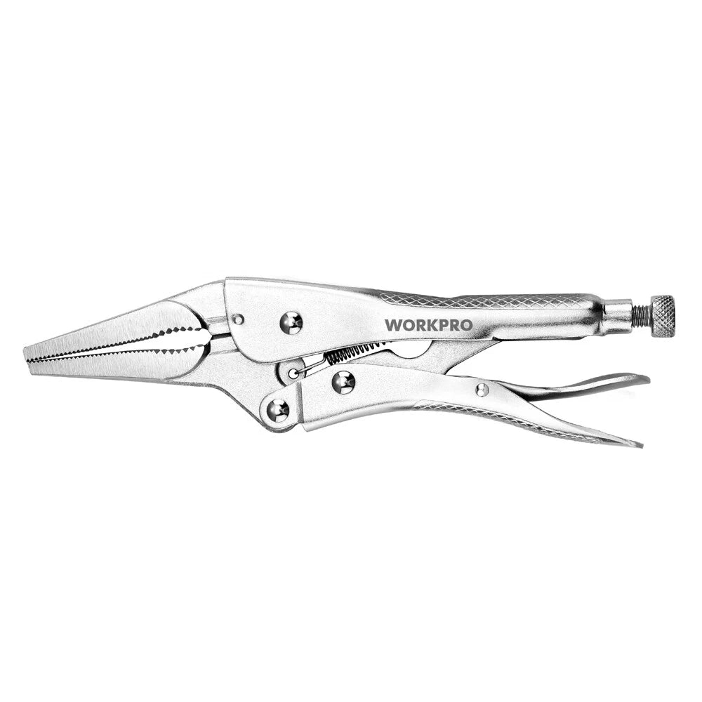 Workpro Long Nose Locking Plier 4-1/2" Chromium-vanad<wbr/>ium Steel