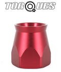 AN -10 (AN10 10AN) PTFE hose fitting socket In Red